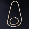 18K Gold 5MM Single Row Diamond Tennis Bundle