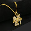 18K Gold AK47+ Necklace