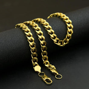 18K Gold 9MM Miami Cuban Chain