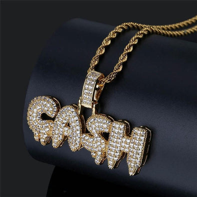 18K Gold Cash Necklace