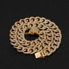 18K Gold 13MM Round Cuban Choker