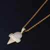 18K Gold Ice Cream Necklace