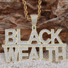 18K Gold Black Wealth Necklace