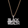 18K Gold Black Wealth Necklace