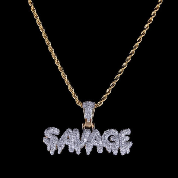 18K Gold Drippin' Savage Necklace