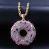 18K Gold Donut Necklace