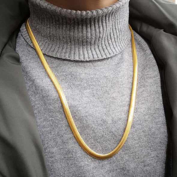 18K Gold 6MM Snake Chain